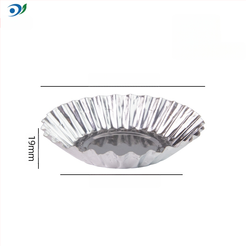 Chrizantema lempos dubuo tortas kiaušinių pyrago forma vienkartinė kepimo skardos folija aliuminio folijos puodelis ryžių pyragas ryžių pyragas desertas skardos folijos pagrindas