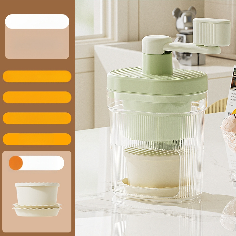 Jégborotválkozó gép, áramtalanított, kis kézi jégzúzó, háztartási kézzel hengerelt, simított homokkészítő gép, folyamatos homokjégkészítő