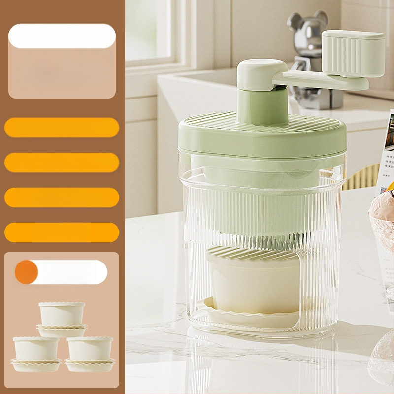 Jégborotválkozó gép, áramtalanított, kis kézi jégzúzó, háztartási kézzel hengerelt, simított homokkészítő gép, folyamatos homokjégkészítő