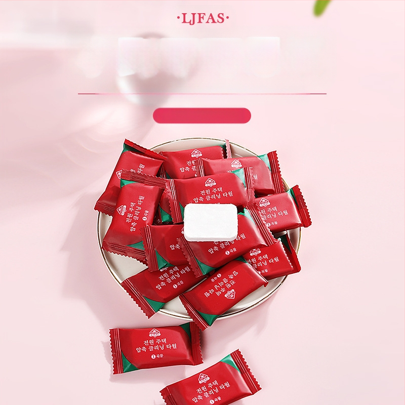 Suspaustas rankšluostis veidui, moteriškas medvilninis vienkartinis nešiojamas rankšluostis, tiesiogiai parduodamas gamykloje