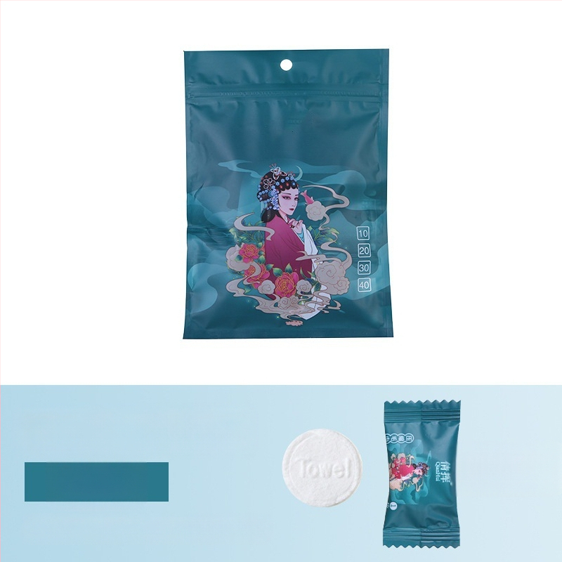 Suspaustas rankšluostis veidui, moteriškas medvilninis vienkartinis nešiojamas rankšluostis, tiesiogiai parduodamas gamykloje