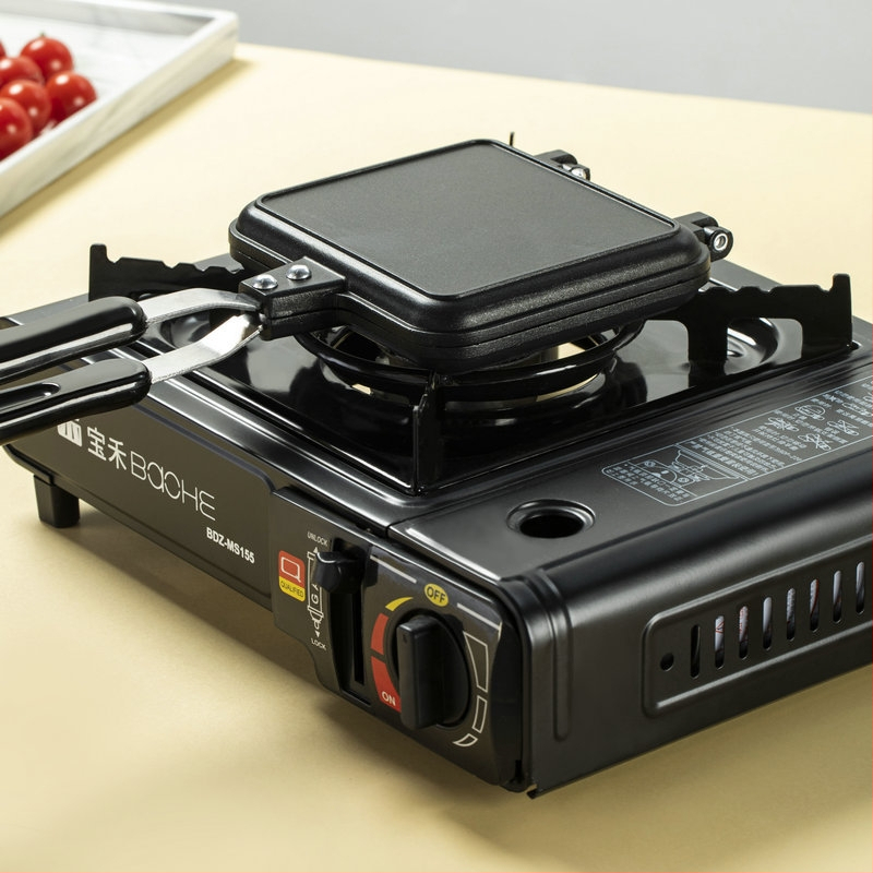 Sumuštinių kepimo skarda neprideganti pusryčių skrebučio duonos kepimo skarda dvipusė keptuvė namų dujinė neprideganti keptuvė didmeninė prekyba