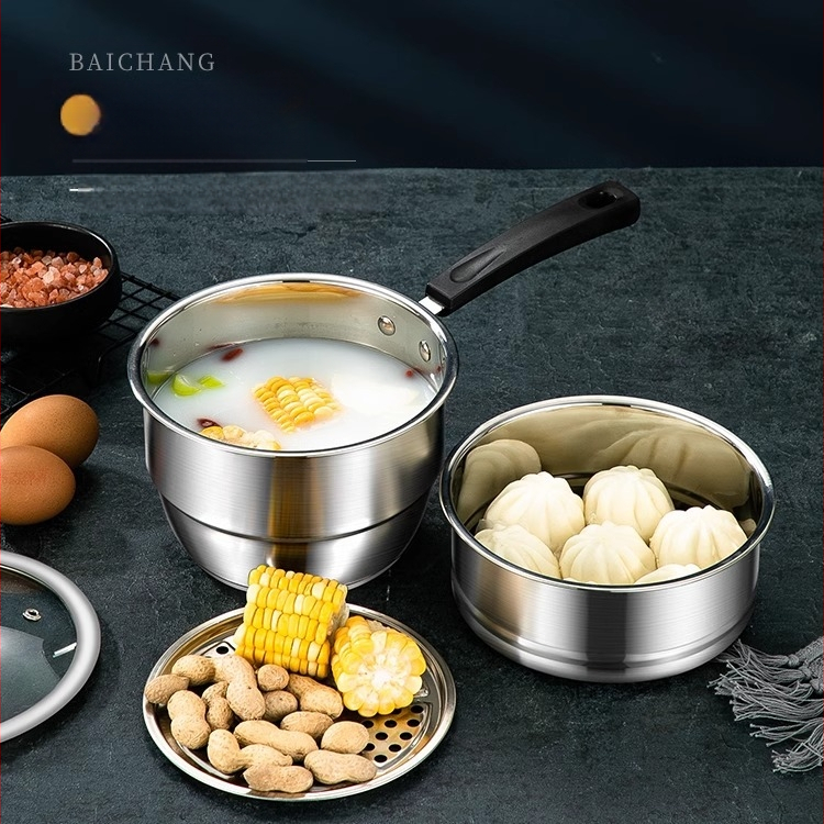 304 roostevabast terasest fritüür, majapidamises kasutatav väike praetud vardas pott filtriga induktsioonpliidiga, mini kütusesäästlik sügav pott, uus hulgimüük