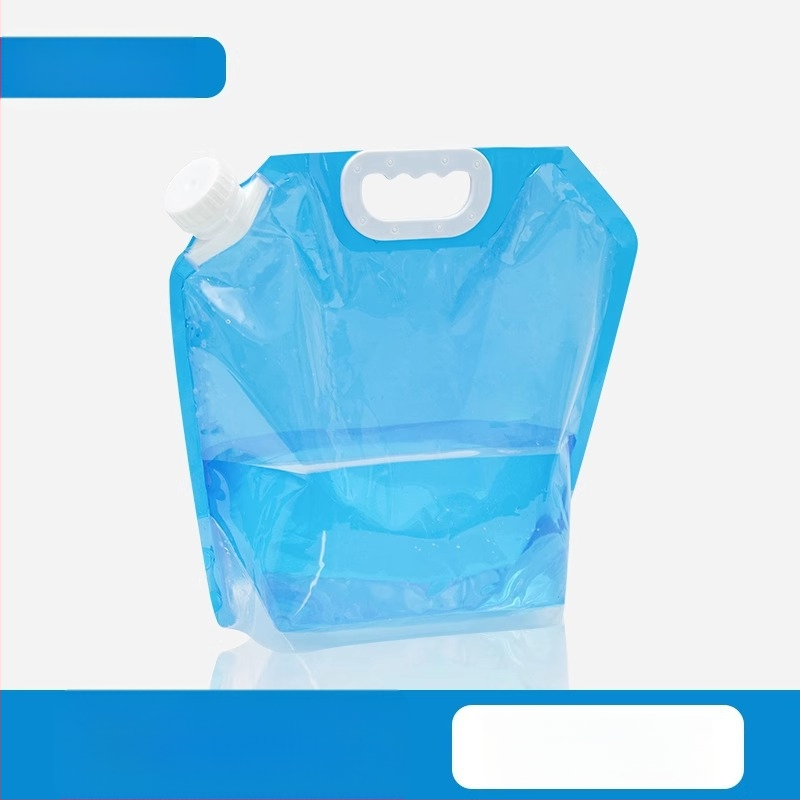 Nešiojamas sulankstomas vandens krepšys su čiaupu kempingui, plastikinis, nešiojamas, didelės talpos kibiras, vandens laikymas kelionėms