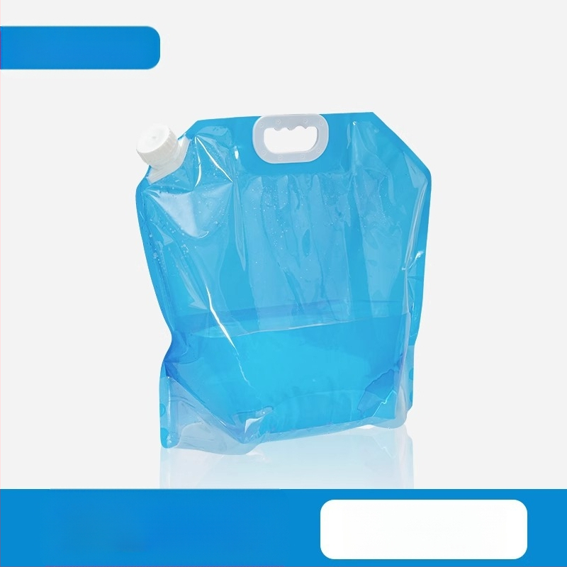 Nešiojamas sulankstomas vandens krepšys su čiaupu kempingui, plastikinis, nešiojamas, didelės talpos kibiras, vandens laikymas kelionėms