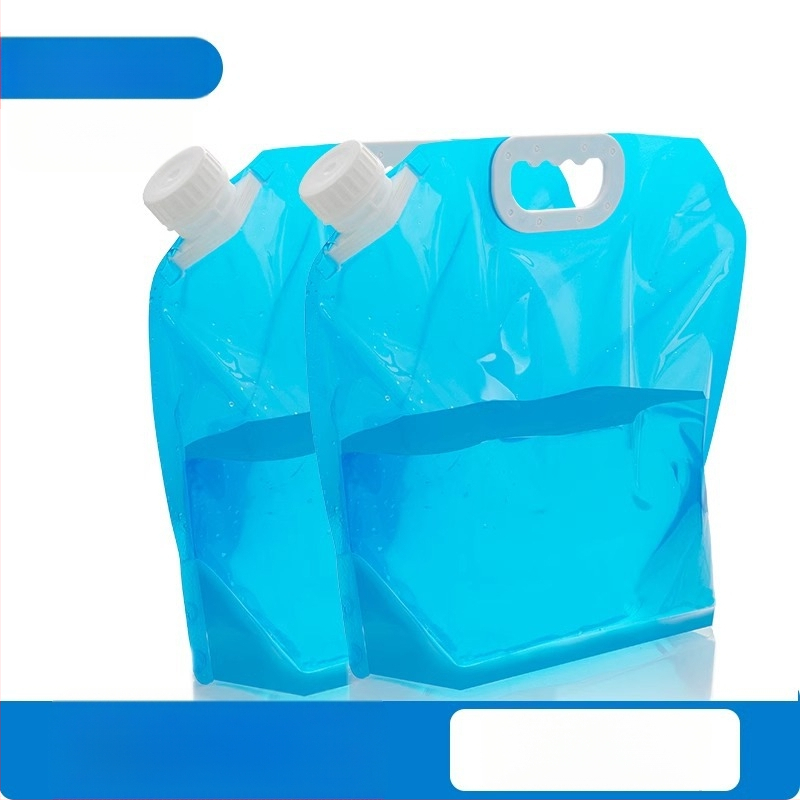 Nešiojamas sulankstomas vandens krepšys su čiaupu kempingui, plastikinis, nešiojamas, didelės talpos kibiras, vandens laikymas kelionėms