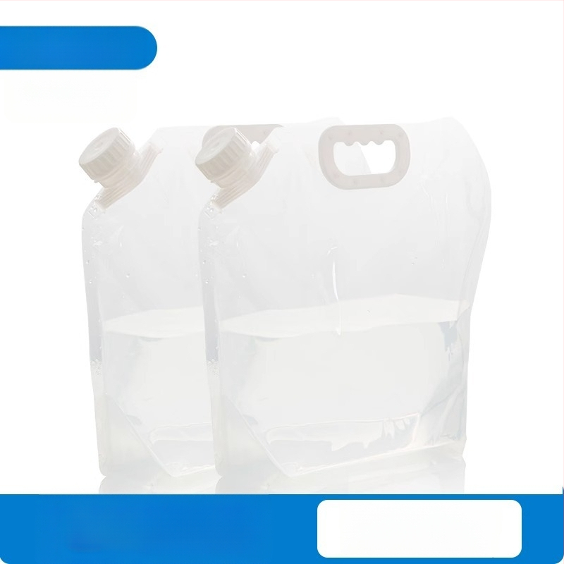 Nešiojamas sulankstomas vandens krepšys su čiaupu kempingui, plastikinis, nešiojamas, didelės talpos kibiras, vandens laikymas kelionėms