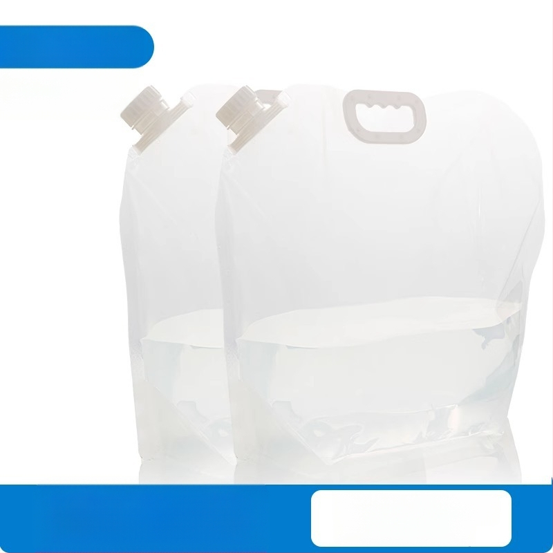 Nešiojamas sulankstomas vandens krepšys su čiaupu kempingui, plastikinis, nešiojamas, didelės talpos kibiras, vandens laikymas kelionėms