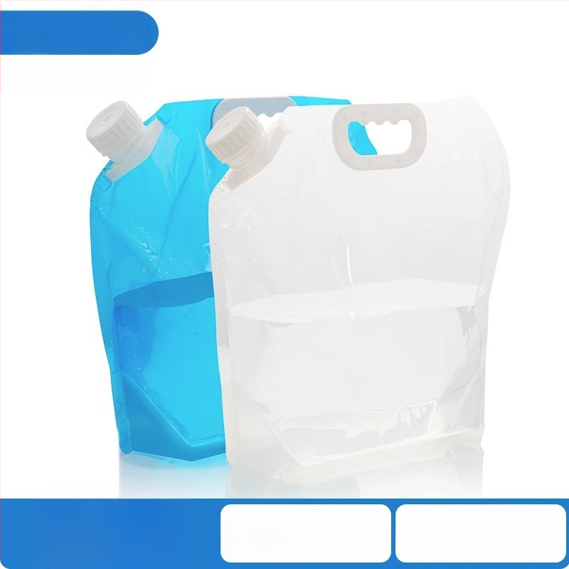 Nešiojamas sulankstomas vandens krepšys su čiaupu kempingui, plastikinis, nešiojamas, didelės talpos kibiras, vandens laikymas kelionėms