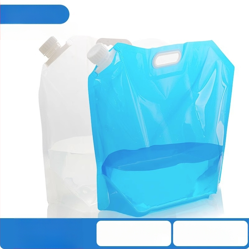 Nešiojamas sulankstomas vandens krepšys su čiaupu kempingui, plastikinis, nešiojamas, didelės talpos kibiras, vandens laikymas kelionėms