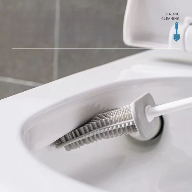 WC-kefe készlet háztartási kefe holtszög nélkül szilikon tárolás ütésmentes tisztítás multifunkcionális háztartási Hongzhi
