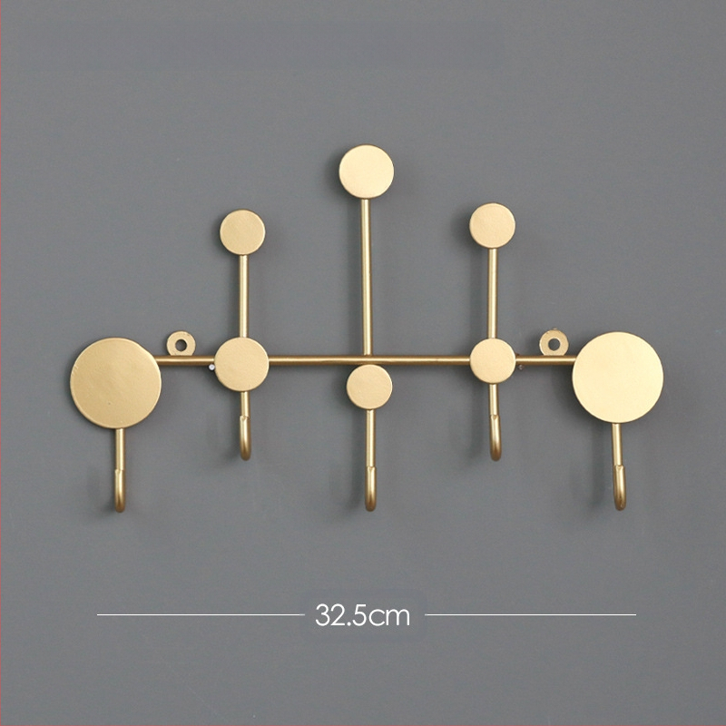 „Nordic Iron“ drabužių kablys, įėjimo raktų laikymo lentynėlė, prie sienos pakabinama sieninė paltų lentynėlė, kūrybingas įėjimo sieninis kablys