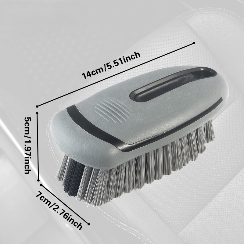 Valymo šepetys buitinis kietas šepetys plastikinis mažas šepetys automobilio tarpų valymo šepetys daugiafunkcis automobilio kilimų plastikinis šepetys