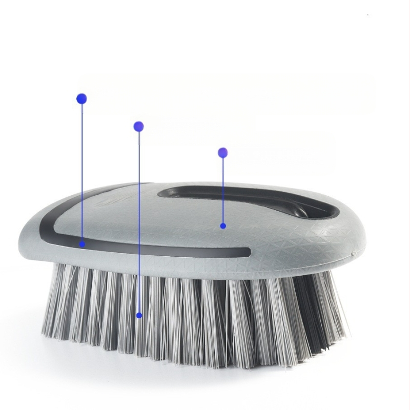 Valymo šepetys buitinis kietas šepetys plastikinis mažas šepetys automobilio tarpų valymo šepetys daugiafunkcis automobilio kilimų plastikinis šepetys