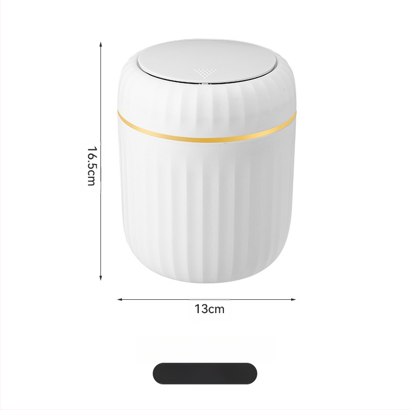 Kerge luksuslik lükandtüüpi lauaarvuti prügikast loominguline väike kohvilaud kontori elutoa kabinet kaanega prügikast