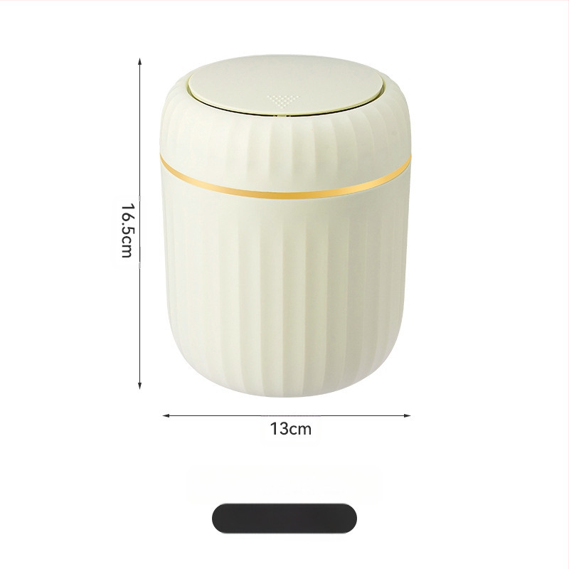 Kerge luksuslik lükandtüüpi lauaarvuti prügikast loominguline väike kohvilaud kontori elutoa kabinet kaanega prügikast