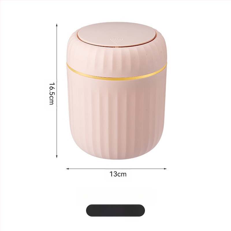 Kerge luksuslik lükandtüüpi lauaarvuti prügikast loominguline väike kohvilaud kontori elutoa kabinet kaanega prügikast