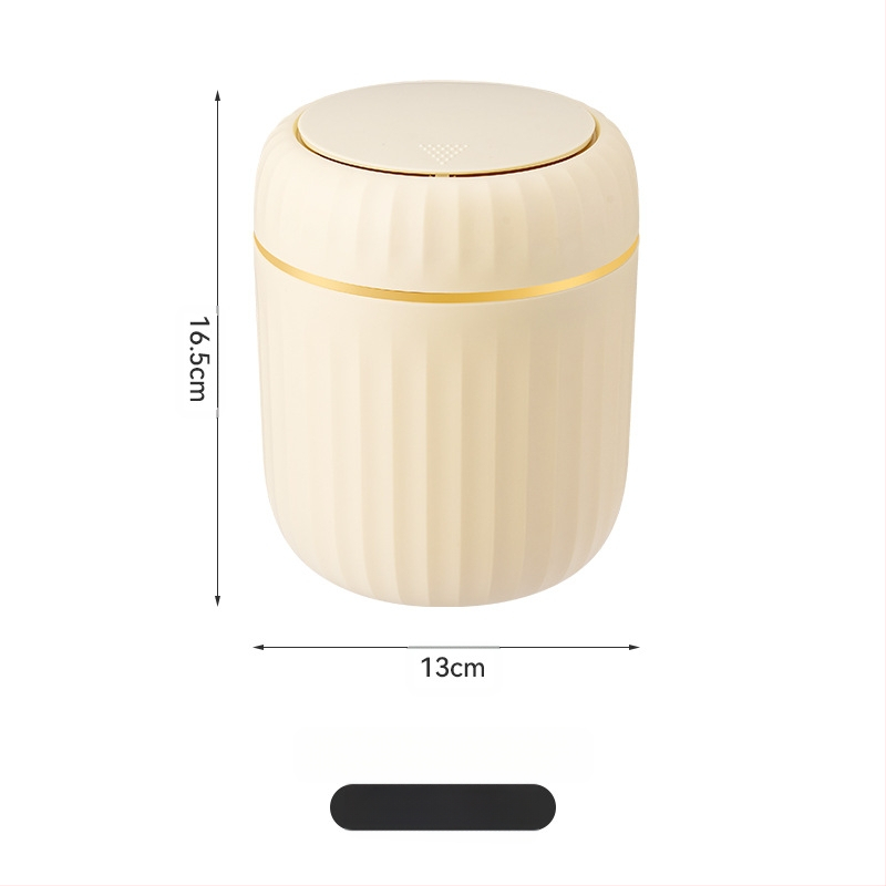 Kerge luksuslik lükandtüüpi lauaarvuti prügikast loominguline väike kohvilaud kontori elutoa kabinet kaanega prügikast