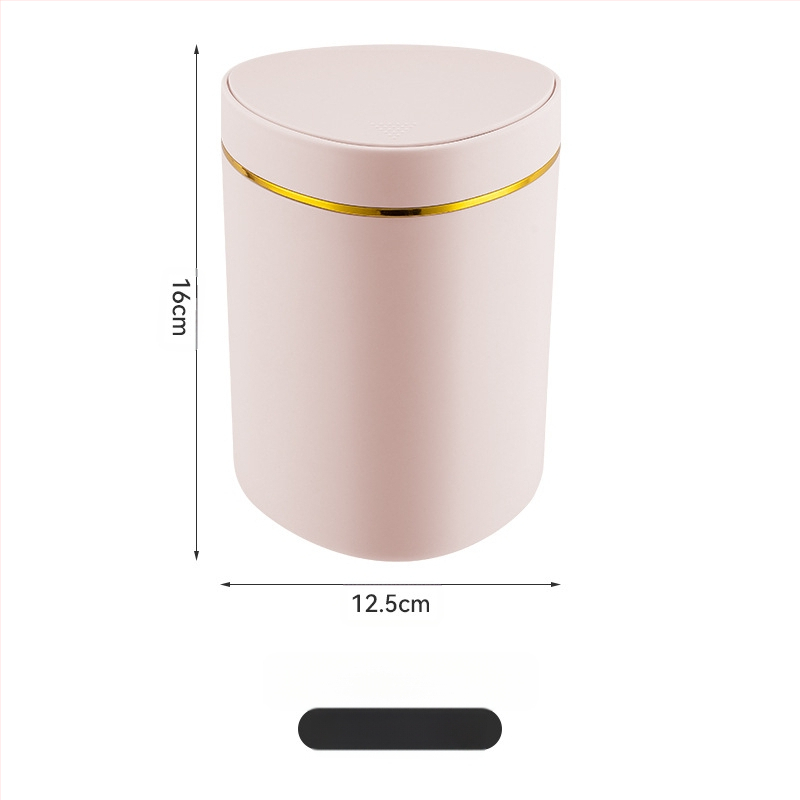 Kerge luksuslik lükandtüüpi lauaarvuti prügikast loominguline väike kohvilaud kontori elutoa kabinet kaanega prügikast