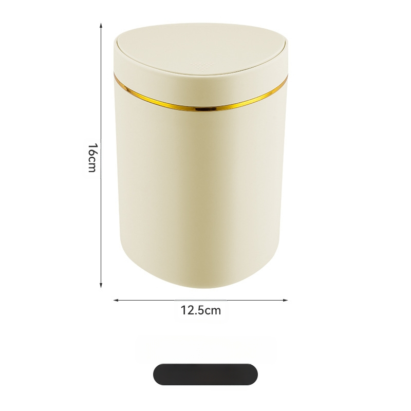 Kerge luksuslik lükandtüüpi lauaarvuti prügikast loominguline väike kohvilaud kontori elutoa kabinet kaanega prügikast