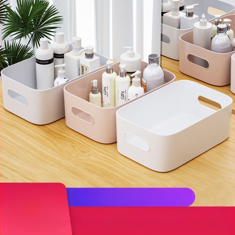 [Vegyes tárolódoboz] asztali műanyag doboz kozmetikai befejező doboz konyhai tárolódoboz uzsonnás tároló kosár