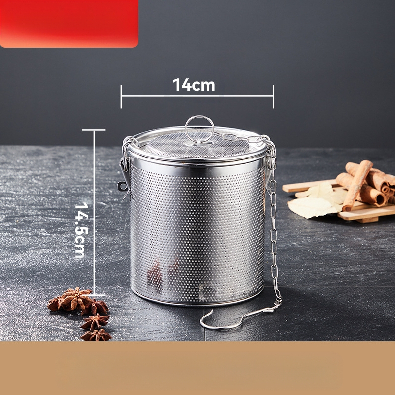 Nerūdijančio plieno sūrymo krepšelis, tankus sūrymo krepšelis, perforavimo šlako krepšelis, žuvies sriubos sriuba, prieskonių kamuoliukas, prieskonių krepšelis