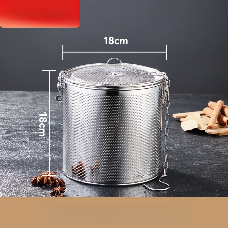 Nerūdijančio plieno sūrymo krepšelis, tankus sūrymo krepšelis, perforavimo šlako krepšelis, žuvies sriubos sriuba, prieskonių kamuoliukas, prieskonių krepšelis