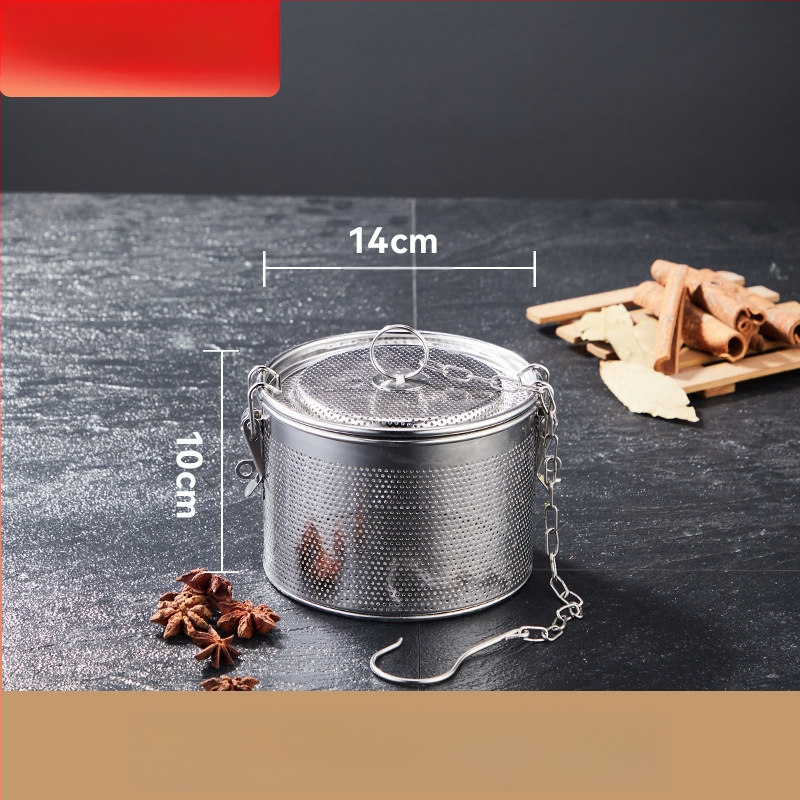 Nerūdijančio plieno sūrymo krepšelis, tankus sūrymo krepšelis, perforavimo šlako krepšelis, žuvies sriubos sriuba, prieskonių kamuoliukas, prieskonių krepšelis