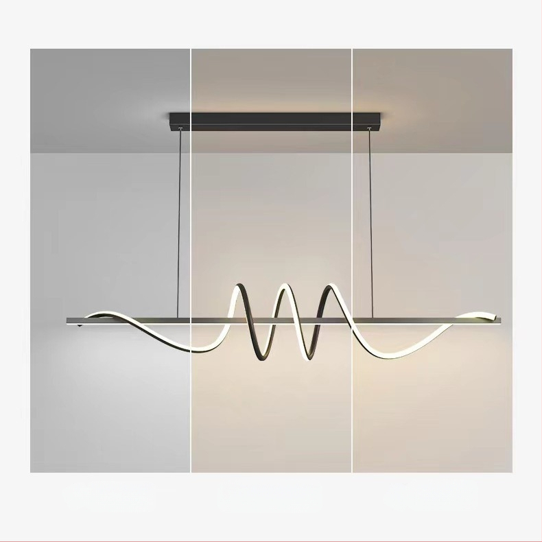 Moodne minimalistlik restoraniriba LED-lühtrivalgustus Skandinaavia baarilamp Õppelamp Itaalia Normcore stiilis lamp