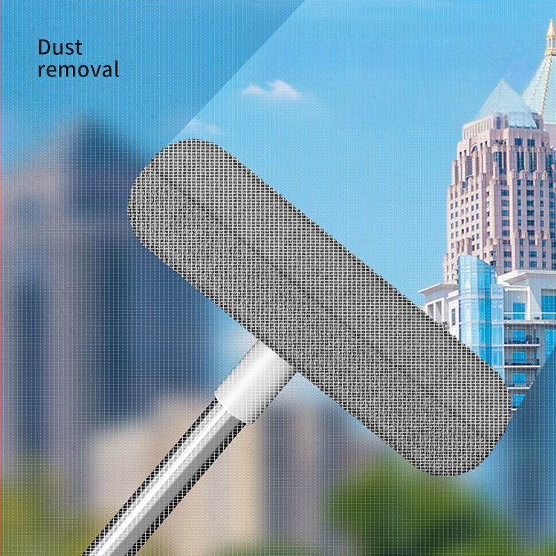 Aknaekraani harja puhastusvahend majapidamiseks, lahtivõtmatu ja pesemata kahepoolne pikk kaks-ühes aknaekraani puhastusvahend