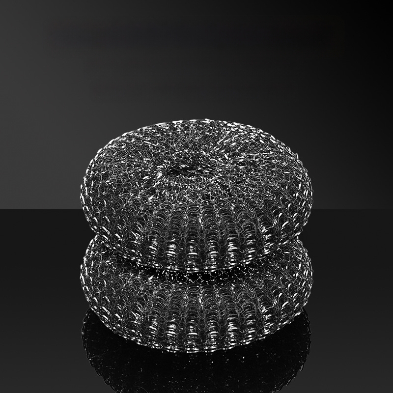 Acéldrótgolyó rozsdamentes acél háztartási, nem hulló konyhai mosogatókefe vasdrótgolyó szennyeződés eltávolító tisztítógolyó