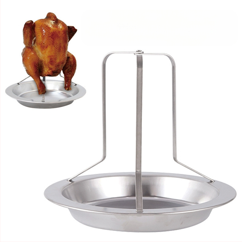 Roostevabast terasest kana grill majapidamises katmata kana grillplaat hotelli restorani kana grill grill grill šassiiga