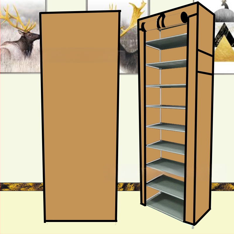 Paksendatud kingariiul Mitmekihiline majapidamises kasutatav siseruumides kasutatav moodne lihtne ukseava kingariiul Väike ühiselamu lihtne vaheseintega kingakapp