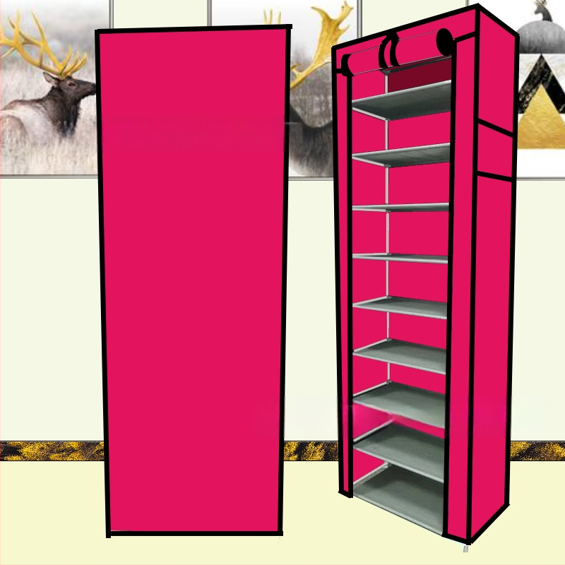 Paksendatud kingariiul Mitmekihiline majapidamises kasutatav siseruumides kasutatav moodne lihtne ukseava kingariiul Väike ühiselamu lihtne vaheseintega kingakapp