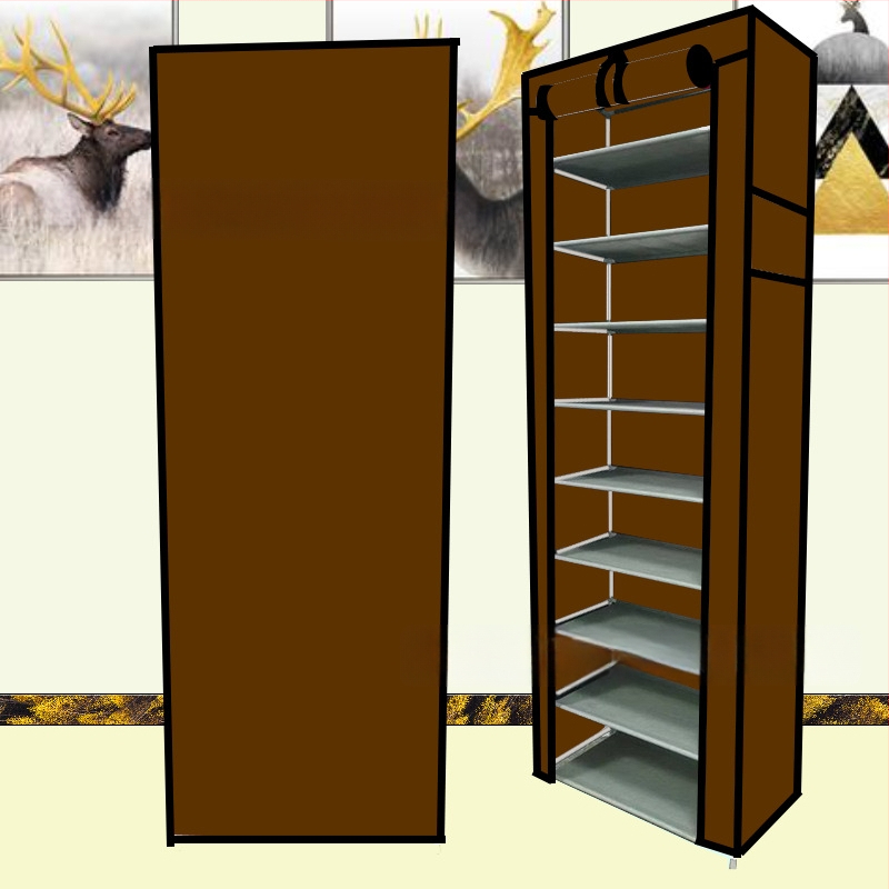 Paksendatud kingariiul Mitmekihiline majapidamises kasutatav siseruumides kasutatav moodne lihtne ukseava kingariiul Väike ühiselamu lihtne vaheseintega kingakapp