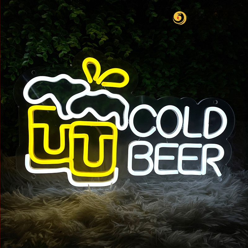 Naujas tarpvalstybinis kūrybingas kokteilių alaus statinės raudonojo vyno šviestuvas „Amazon“ stiliaus dekoratyvinis LED neoninis šviestuvas