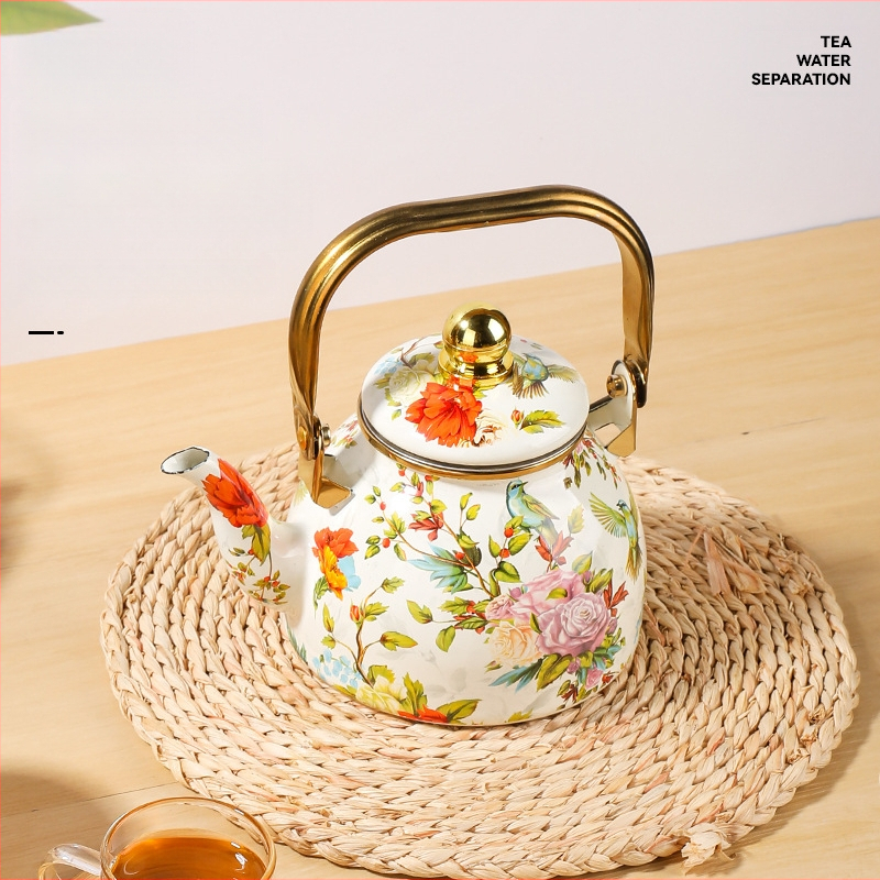 Háztartási vízforraló háztartási vízforraló zománc zománc kültéri vízforraló tűzhely speciális fém zománcozott edény teafőzéshez