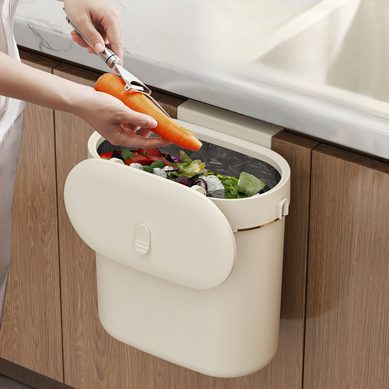 Prügikast seinale kinnitatav tualett kaanega vannitoa vahe köögi prügitoru majapidamise täiustatud meelega hoiustamise ämber