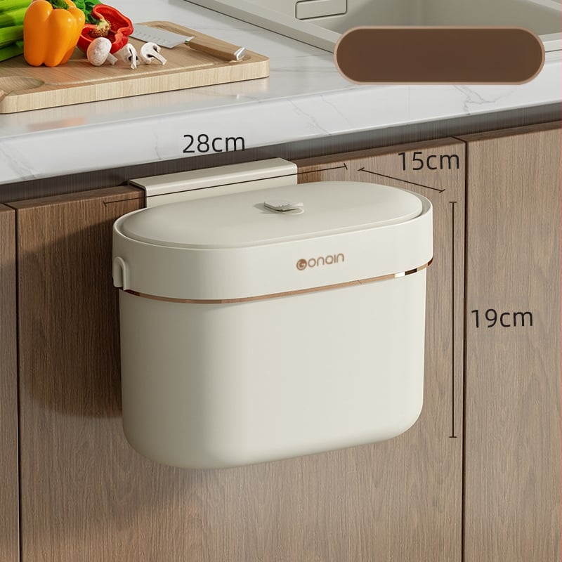 Prügikast seinale kinnitatav tualett kaanega vannitoa vahe köögi prügitoru majapidamise täiustatud meelega hoiustamise ämber