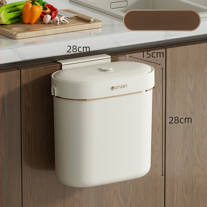 Prügikast seinale kinnitatav tualett kaanega vannitoa vahe köögi prügitoru majapidamise täiustatud meelega hoiustamise ämber