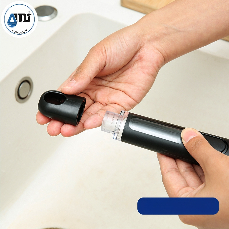 Четка за тенджери с дълга дръжка, пълна с течност, за дезинфекция и почистване на кухненски печки, четка за тенджери и съдове, четка от стоманена вълна, четка за тигани с незалепващо покритие