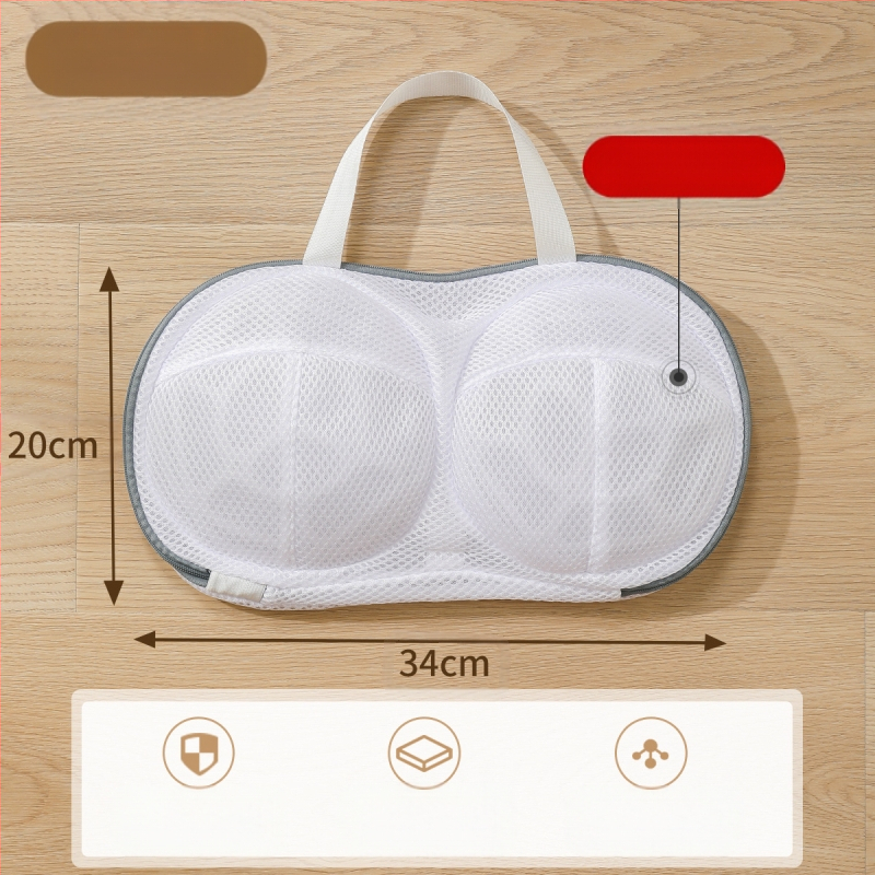 Liemenėlės skalbinių maišelis skalbimo mašinai Apatinių drabužių valymas Specialus antideformacinis filtro maišelis Liemenėlės skalbinių maišelis su tinklelio kišene