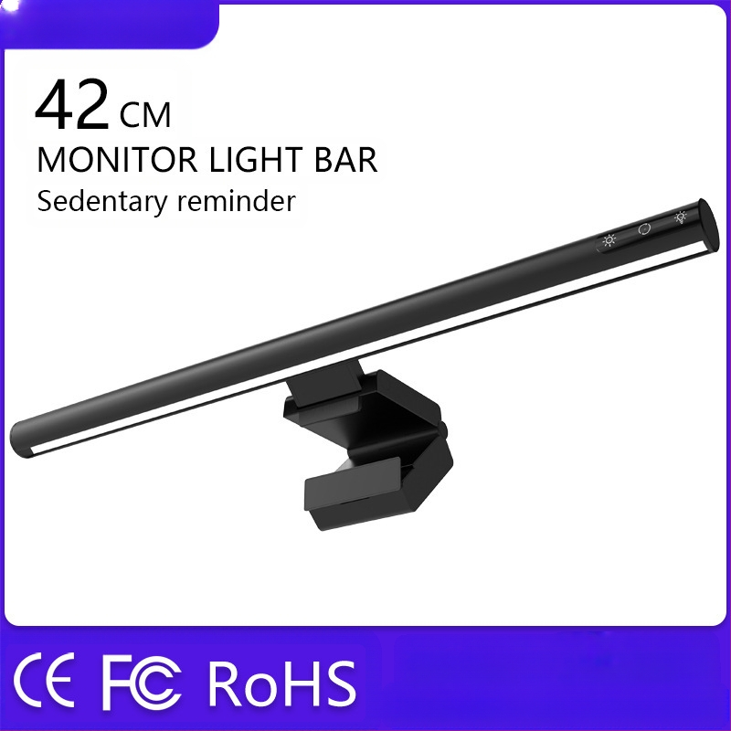 2024 Νέα καθιστική υπενθύμιση οθόνης από κράμα αλουμινίου, κρεμαστή λάμπα οθόνης, κρεμαστή λάμπα υπολογιστή, φωτιστικό γραφείου για προστασία ματιών