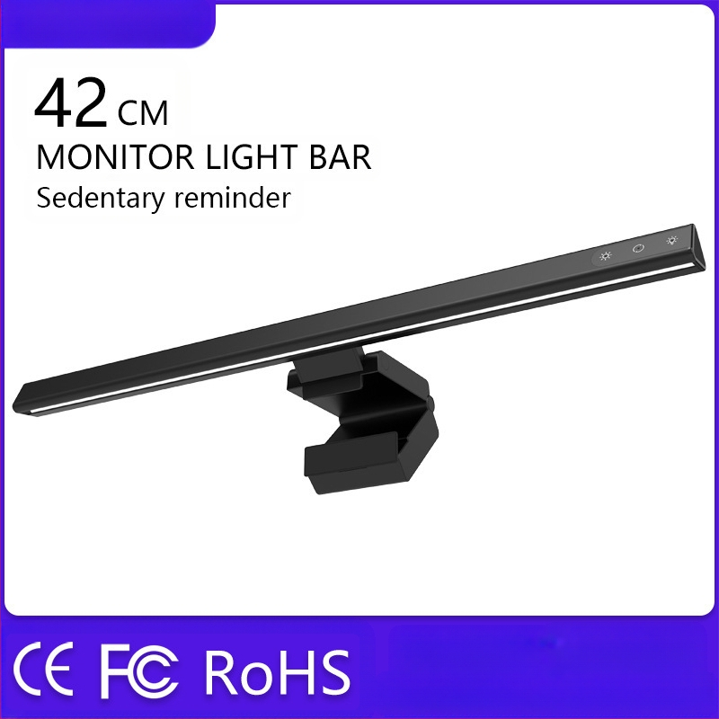 2024 Νέα καθιστική υπενθύμιση οθόνης από κράμα αλουμινίου, κρεμαστή λάμπα οθόνης, κρεμαστή λάμπα υπολογιστή, φωτιστικό γραφείου για προστασία ματιών