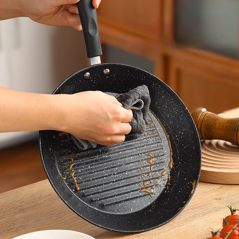 Maifan kivist poorne praepann muna praepann multifunktsionaalne lameda põhjaga mittenakkuva panniga pliit universaalne hommikusöögi muna praepann hulgimüük