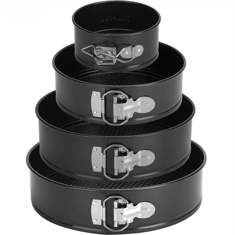 Amazon tapadásmentes zárlemez készlet kerek tortalap háztartási sütőforma konyhai sütő sütőtálca