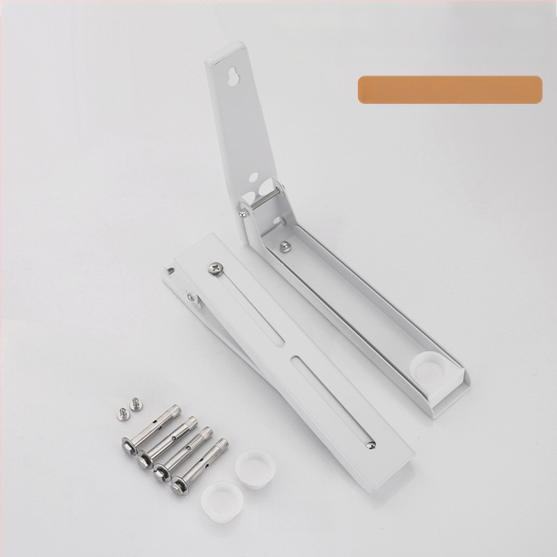 Összecsukható rozsdamentes acél mikrohullámú sütő állvány konyhai falra szerelhető kihúzható mikrohullámú sütő állvány konzol