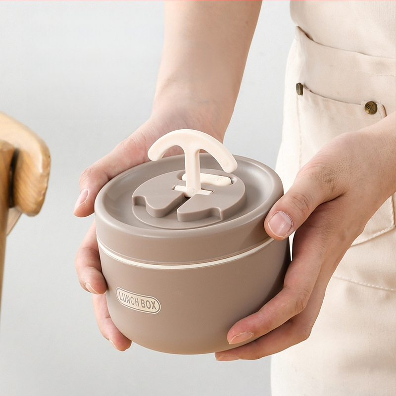 Élelmiszeripari minőségű kétrétegű ebéddoboz irodai dolgozóknak, elválasztott többrétegű általános iskolásoknak, 304-es rozsdamentes acél ebéddoboz nagykereskedelem