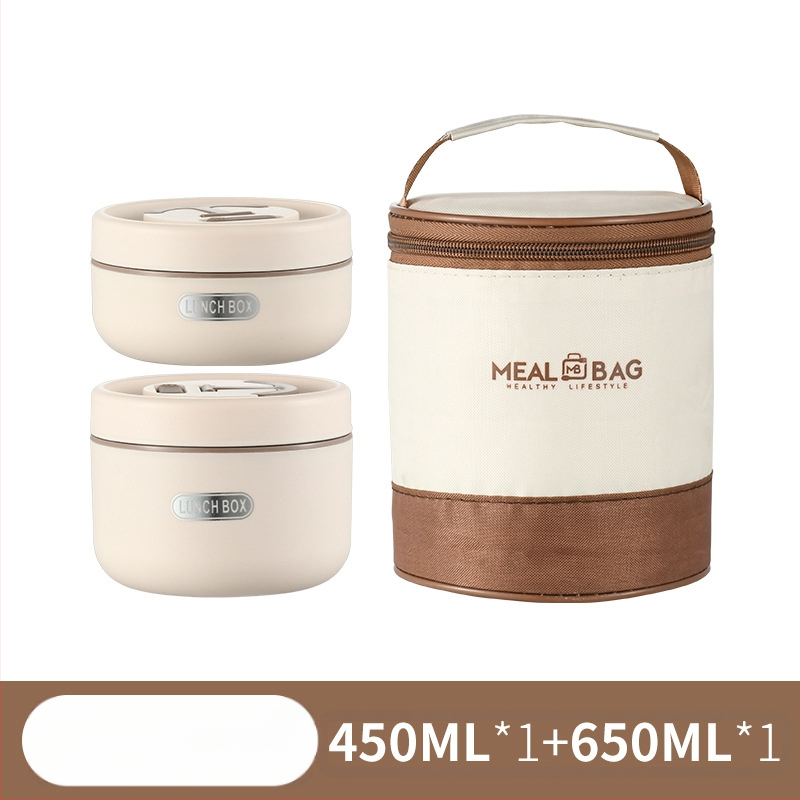 Élelmiszeripari minőségű kétrétegű ebéddoboz irodai dolgozóknak, elválasztott többrétegű általános iskolásoknak, 304-es rozsdamentes acél ebéddoboz nagykereskedelem