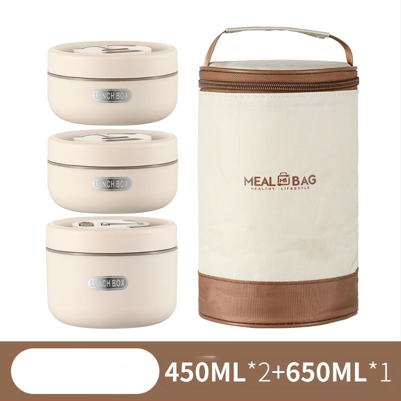 Élelmiszeripari minőségű kétrétegű ebéddoboz irodai dolgozóknak, elválasztott többrétegű általános iskolásoknak, 304-es rozsdamentes acél ebéddoboz nagykereskedelem